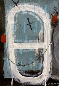 Abstrakter Weißer Bogen von Afranio Raposo