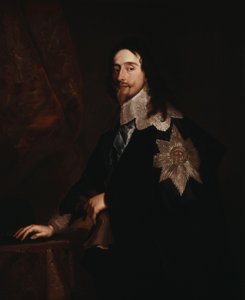 Porträt von König Karl I. (1600-1649) von after Anthony van Dyck