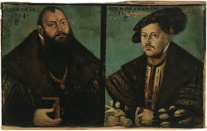 Johann Friedrich I., der Großmütige, Kurfürst von Sachsen und Johann Ernst von Sachsen