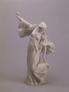 Tänzerin, von einem Tischmittelstück, Sevres, 1900