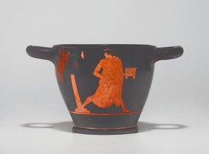 Attisch rotfiguriger Skyphos, ca. Mitte 5. Jahrhundert v. Chr. von Agathon Painter (attr. to)