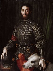 Porträt von Guidobaldo II. della Rovere, Herzog von Urbino von Agnolo Bronzino