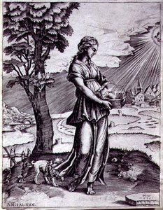 Die Kumanaische Sibylle von Agostino Musi