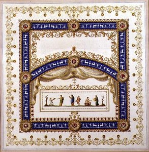 Entwurf für eine neoklassizistische Decke von Agostino (attr.) Brunias