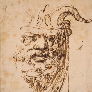 Eine silvanische Maske, 1570-1602