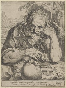 Heiliger Hieronymus von Agostino Carracci