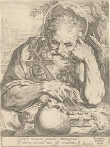 Heiliger Hieronymus von Agostino Carracci