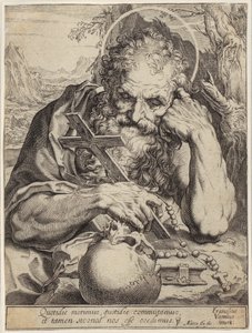 Heiliger Hieronymus von Agostino Carracci