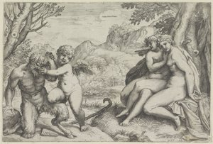 Omnia vincit Amor von Agostino Carracci