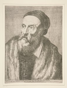Tiziano Vecellio (Tizian) von Agostino Carracci