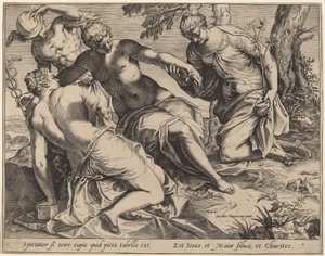 Merkur und die drei Grazien