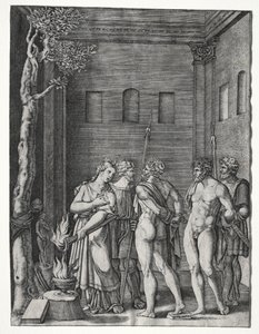Orestes und Pylades werden Iphigenie zum Opfer gebracht, 1514-1536