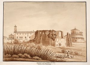 Hippodrom der Familie von Konstantin, Via Nomentana, 1833 von Agostino Tofanelli