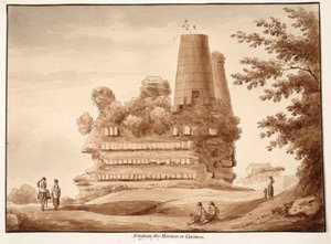 Das Grab der Horatier und Curiatier, 1833