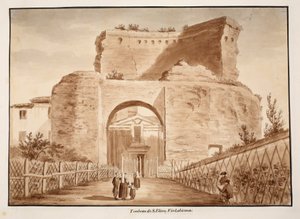 Grab von Sankt Helena, Via Labicana, 1833