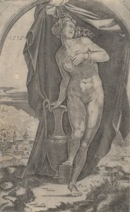 Kleopatra, datiert 1515 von Agostino Veneziano