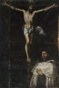 Gekreuzigter mit Johannes vom Kreuz