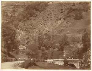 Brücke auf der Straße nach Bigorre (Sturm) von Aimé Civiale