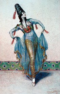 Porträt von Anna Pawlowa, russische Tänzerin