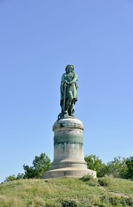 Kolossale Statue von Vercingetorix, gallischer Anführer