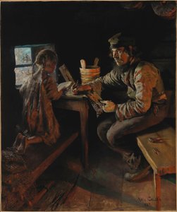 Erste Lektion von Akseli Gallen-Kallela