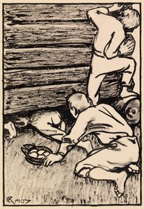 Die Eierdiebe von Akseli Gallen-Kallela