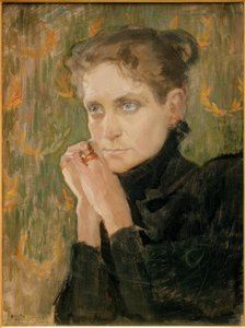 Porträt der Schauspielerin Ida Aalberg von Akseli Valdemar Gallen Kallela