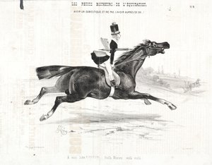 Die kleinen Freuden des Reitens: Einen Diener haben und ihn nicht bei sich haben... von Alade Joseph Lorentz