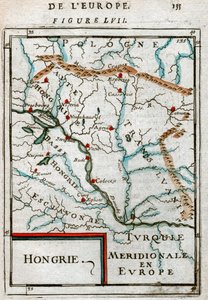 Karte von Ungarn 1683