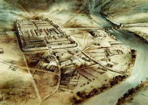 Römisches Fort von Chester, 2. Jahrhundert, ca. 1960er Jahre