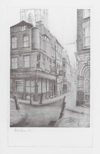 Londoner Gassen: Bow Lane von Alan Stapleton