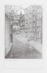 Londoner Gassen: Cock Lane, Shoreditch von Alan Stapleton