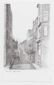 Londoner Gassen: Cock Lane, Snow Hill von Alan Stapleton