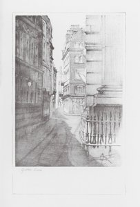 Londoner Gassen: Gutter Lane von Alan Stapleton