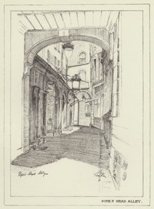 Popes Head Alley von Alan Stapleton
