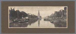Ansicht der Oude Schans und des Montelbaansturms, Blickrichtung IJ, Amsterdam