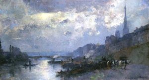Die Seine in Rouen