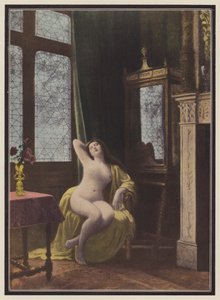 Schlafende Frau von Albert (after) Aublet