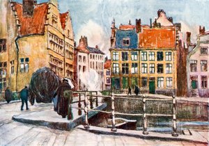 Die "Pont aux Herbes," Gent