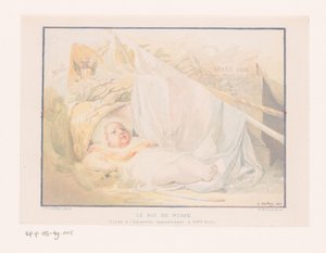 Baby mit königlichen Attributen von Albert Bertrand