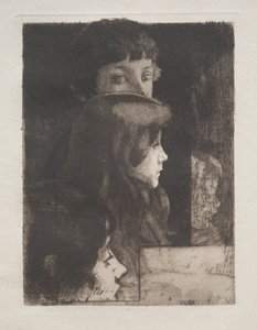 Studie von Köpfen, 1899