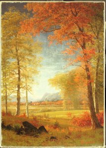 Herbst in Amerika, Oneida County, New York von Albert Bierstadt