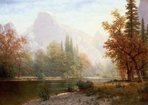 Half Dome, Yosemite von Albert Bierstadt