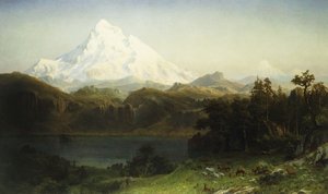 Mount Hood in Oregon von Albert Bierstadt