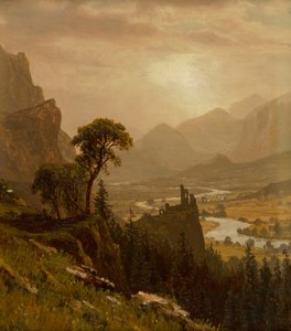 Sonnenuntergang auf dem Berg von Albert Bierstadt