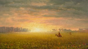 Sonnenuntergang auf den Prärien, ca. 1861