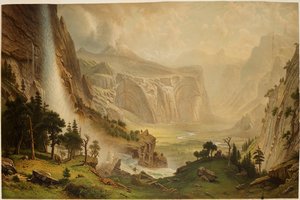 Die Kuppeln des Yosemite von Albert Bierstadt