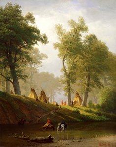 Der Wolf River, Kansas, ca. 1859