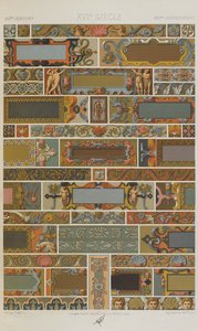 XVI. Jahrhundert, Tafel 71 aus Polychromer Schmuck: Einhundert Tafeln in Gold, Silber und Farben, 1873 von Albert Charles August Racinet