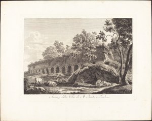 Überreste der Villa von M. Bruto in Tivoli von Albert Christoph Dies